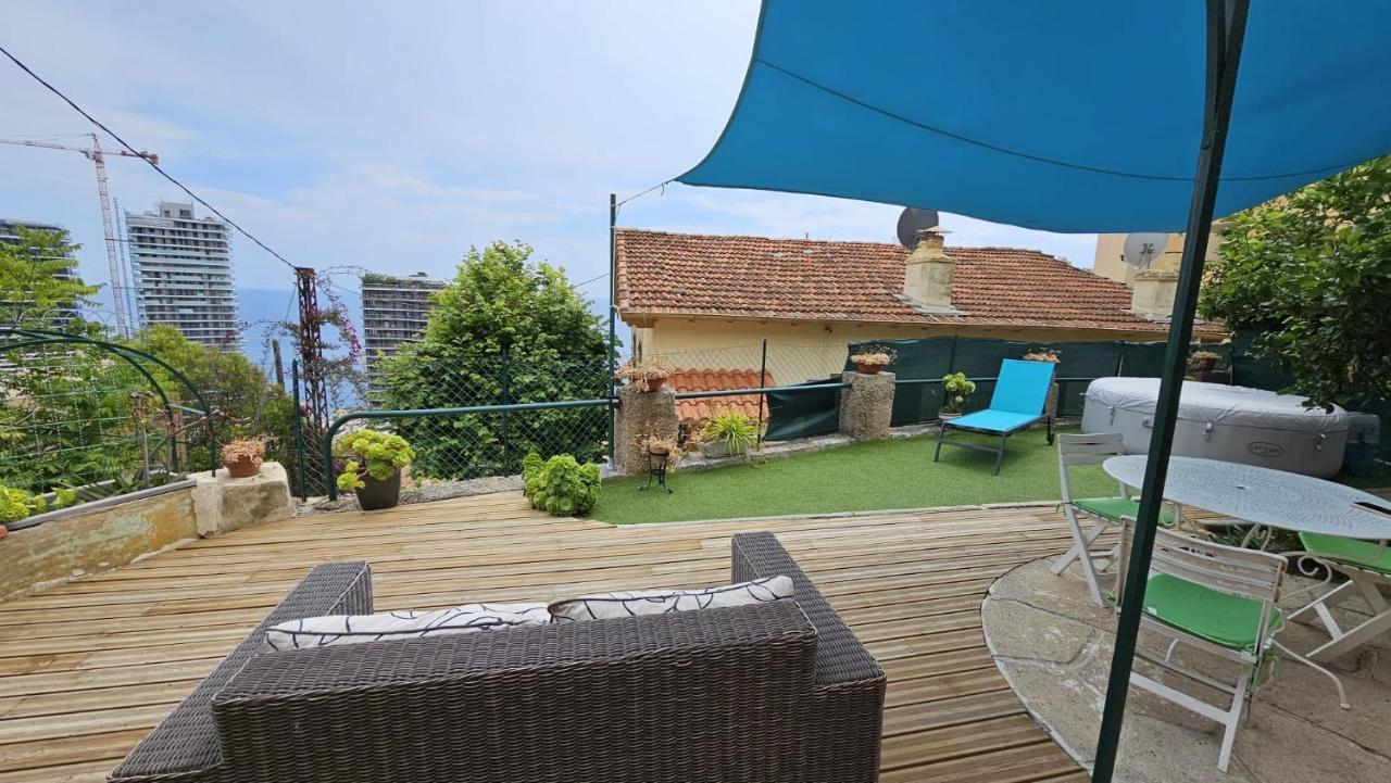 Maison Avec Jardin, Vue Mer Aux Portes De Monaco Beausoleil Exterior foto
